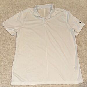 Nike Men's Light Gray Polo Shirt